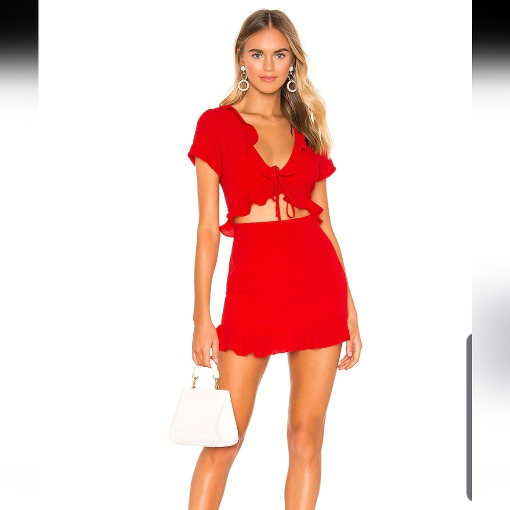 Superdown Red Mini Dress